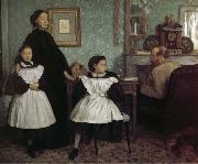 Edgar Degas Belini Family oil painting reproduction